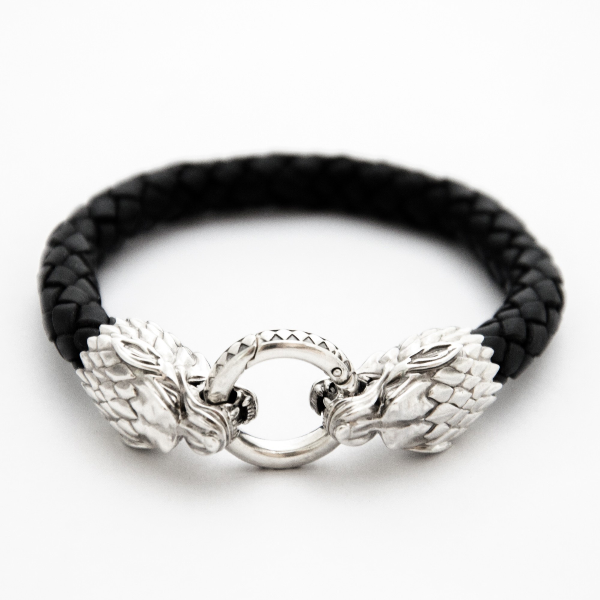 

Браслет TOTEM Adventure Jewelry Волк серебряный с черным кожаным шнуром 20 см (0021-10-1)
