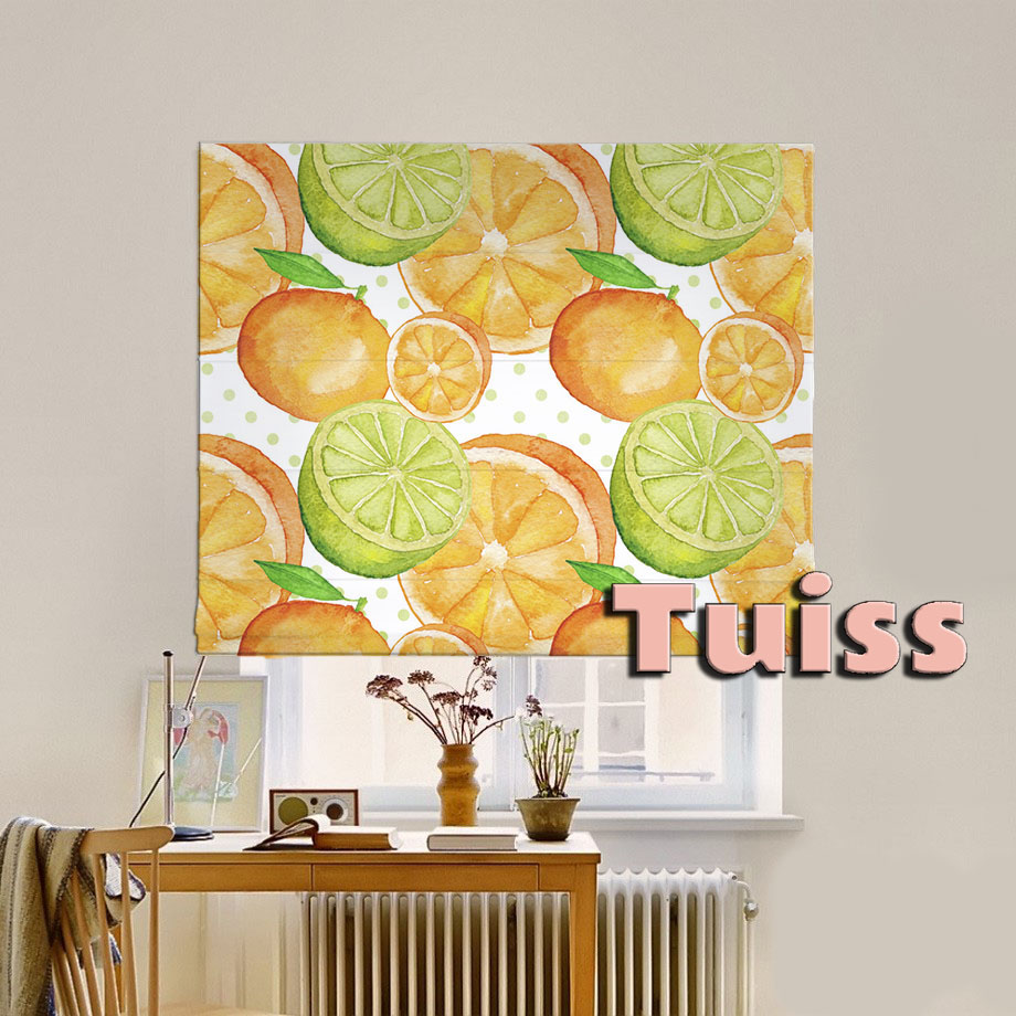 

Римская штора система Classic InHt Фотопечать Принт 02-158 Джуси Велюр 140х170 см