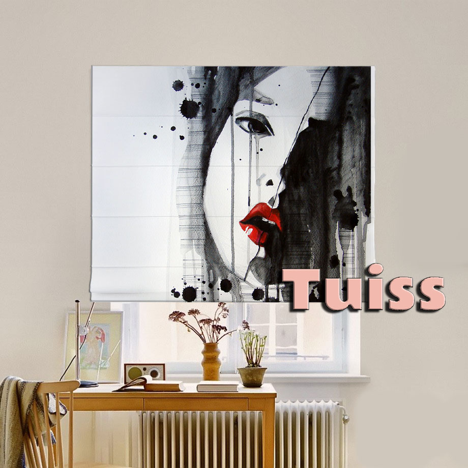 

Римская штора система Classic InHt Фотопечать Арт 17-105 Джуси Велюр 80х170 см