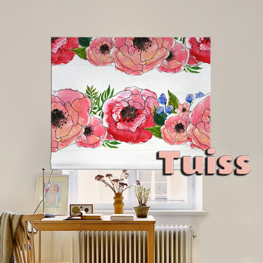 

Римская штора система Classic InHt Фотопечать Принт 02-204 Блэкаут 180х170 см