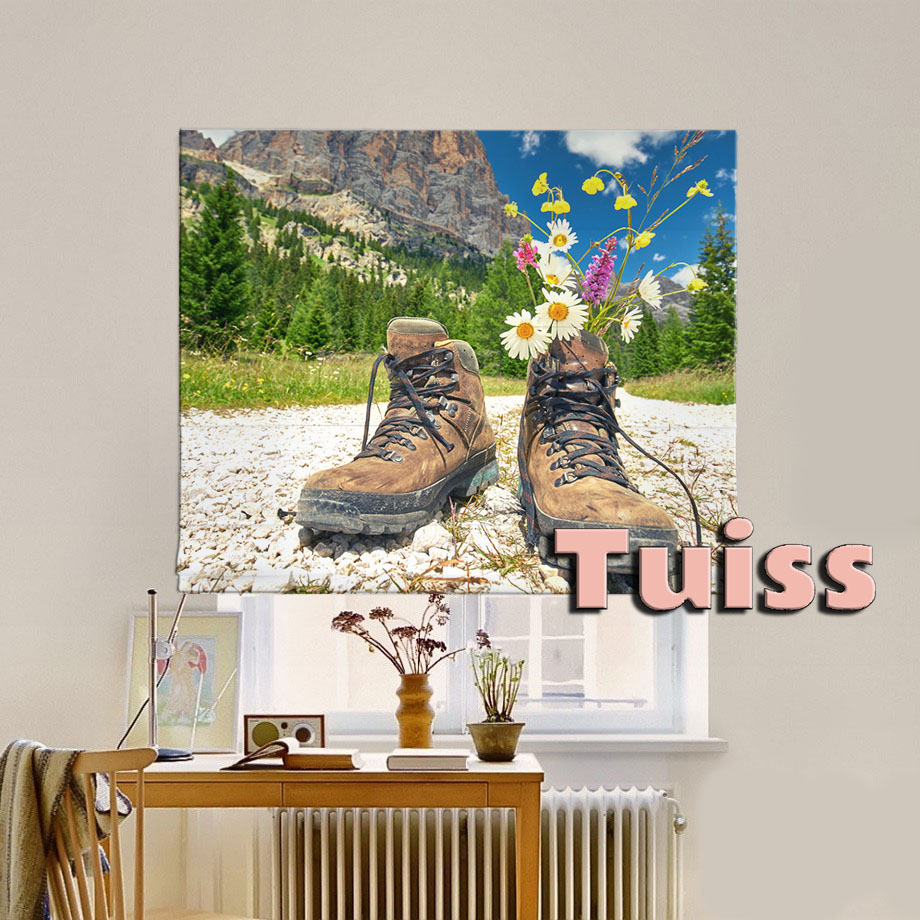 

Римская штора система Classic InHt Фотопечать Арт 17-060 Джуси Велюр 180х170 см