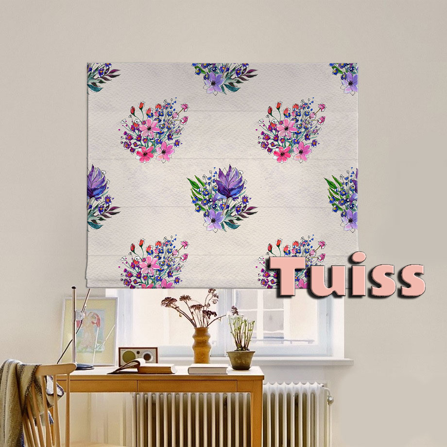 

Римская штора система Classic InHt Фотопечать Принт 02-225 Джуси Велюр 130х170 см