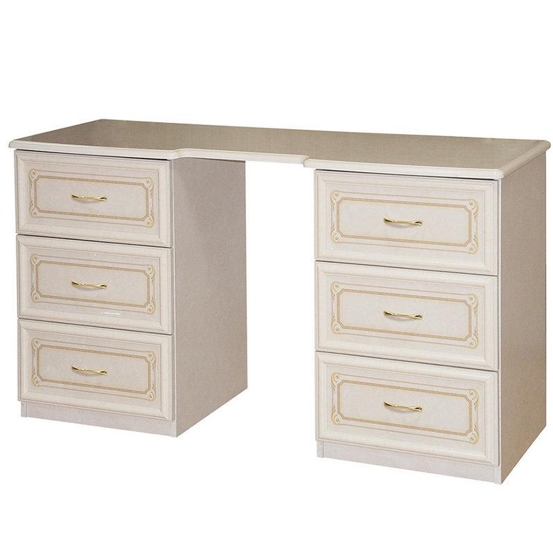 

Туалетный столик в спальню из ДСП Кармен Новая Пино Золото Світ меблів