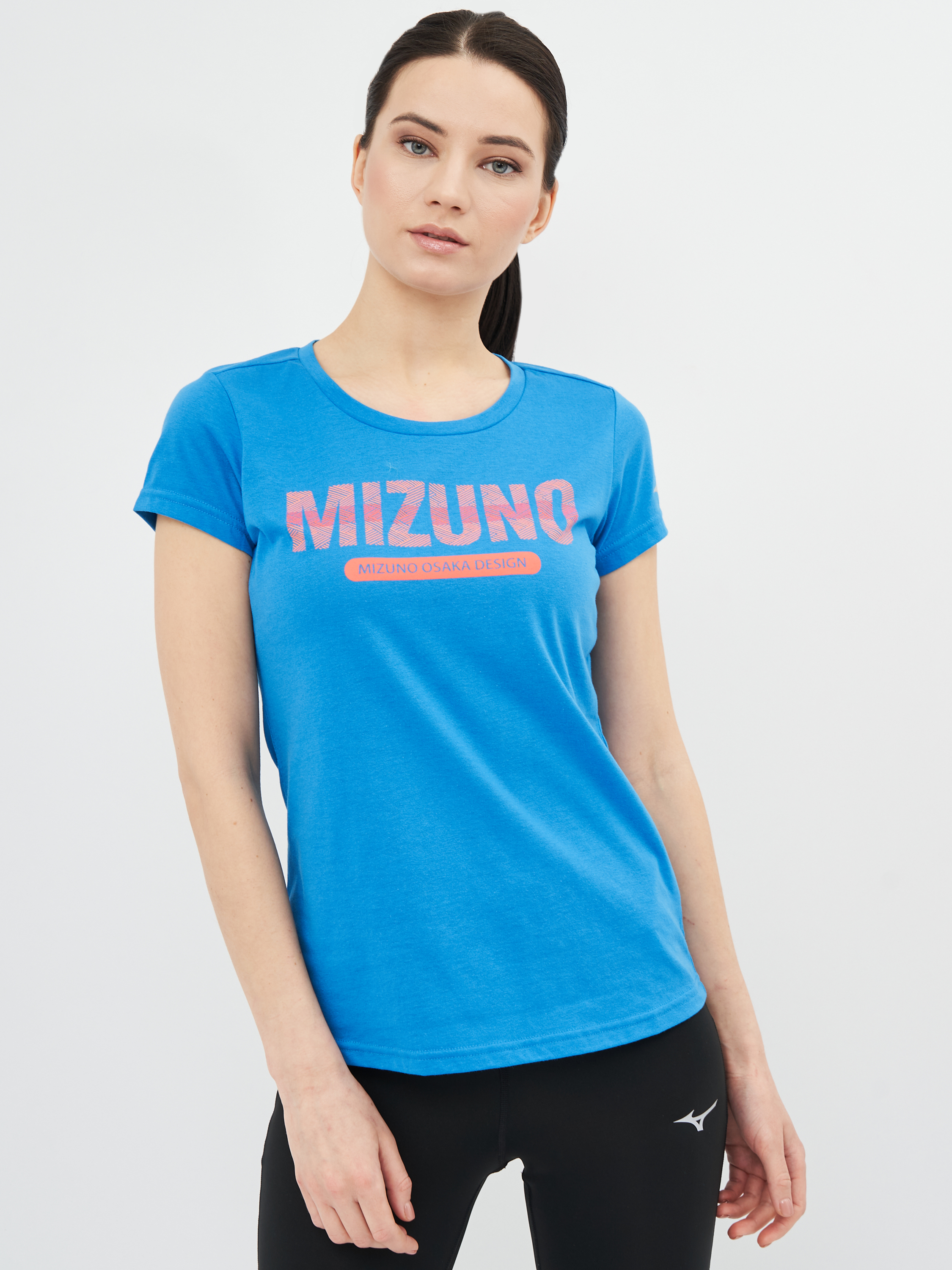 

Футболка Mizuno Heritage 06 K2GA920124  Синяя, Футболка Mizuno Heritage 06 K2GA920124 L Синяя