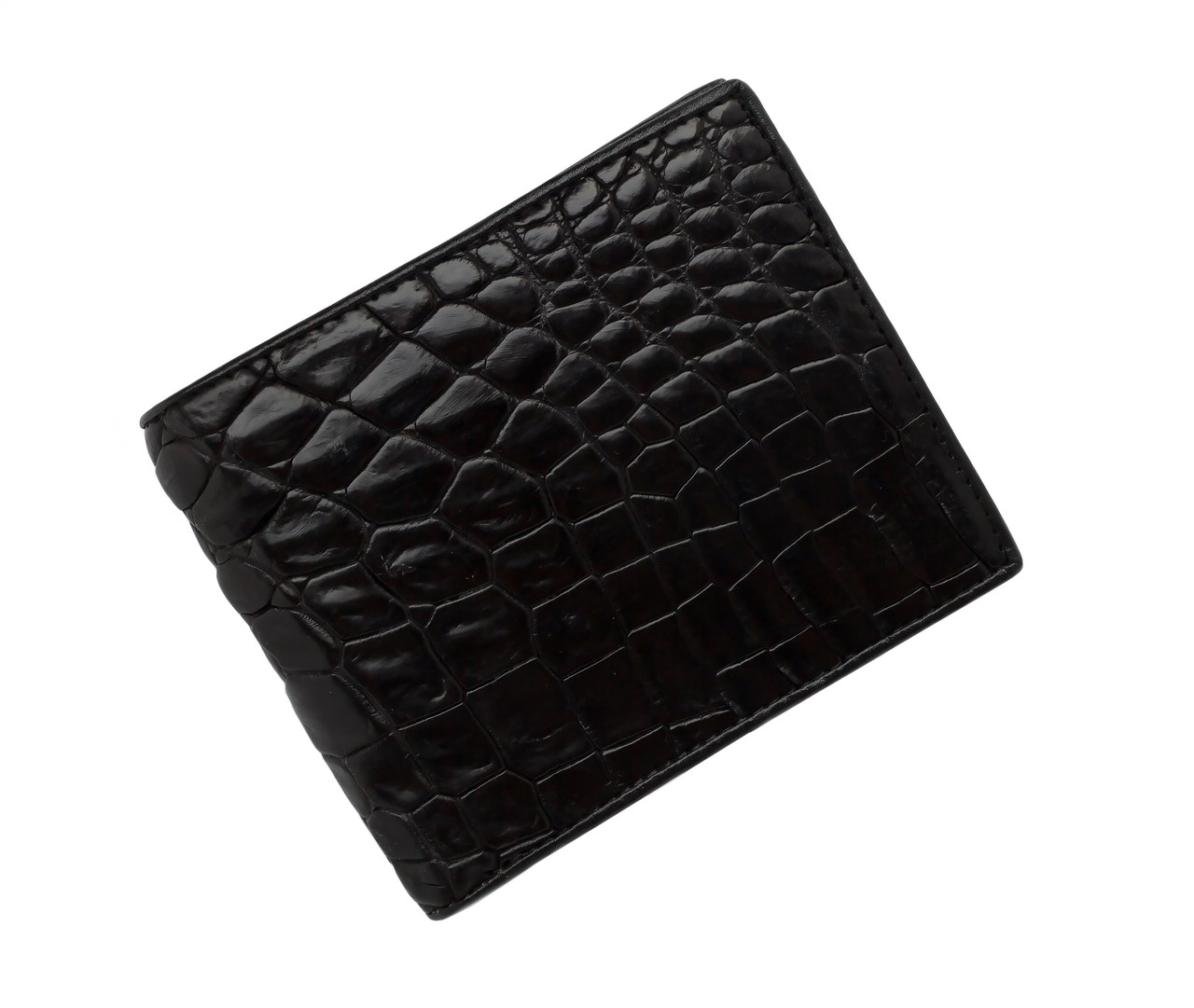 

Кошелек из кожи крокодила Ekzotic Leather Черный