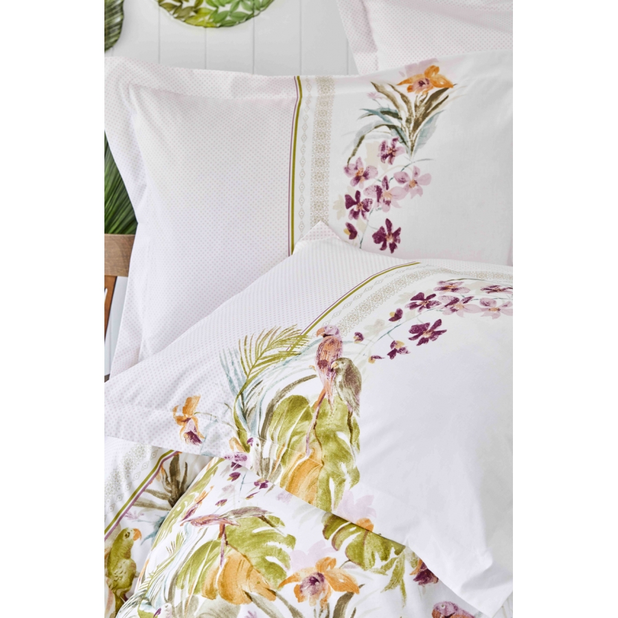 

Постельное белье Karaca Home - Palava fusya 2018-2 фуксия пике 220*230 евро