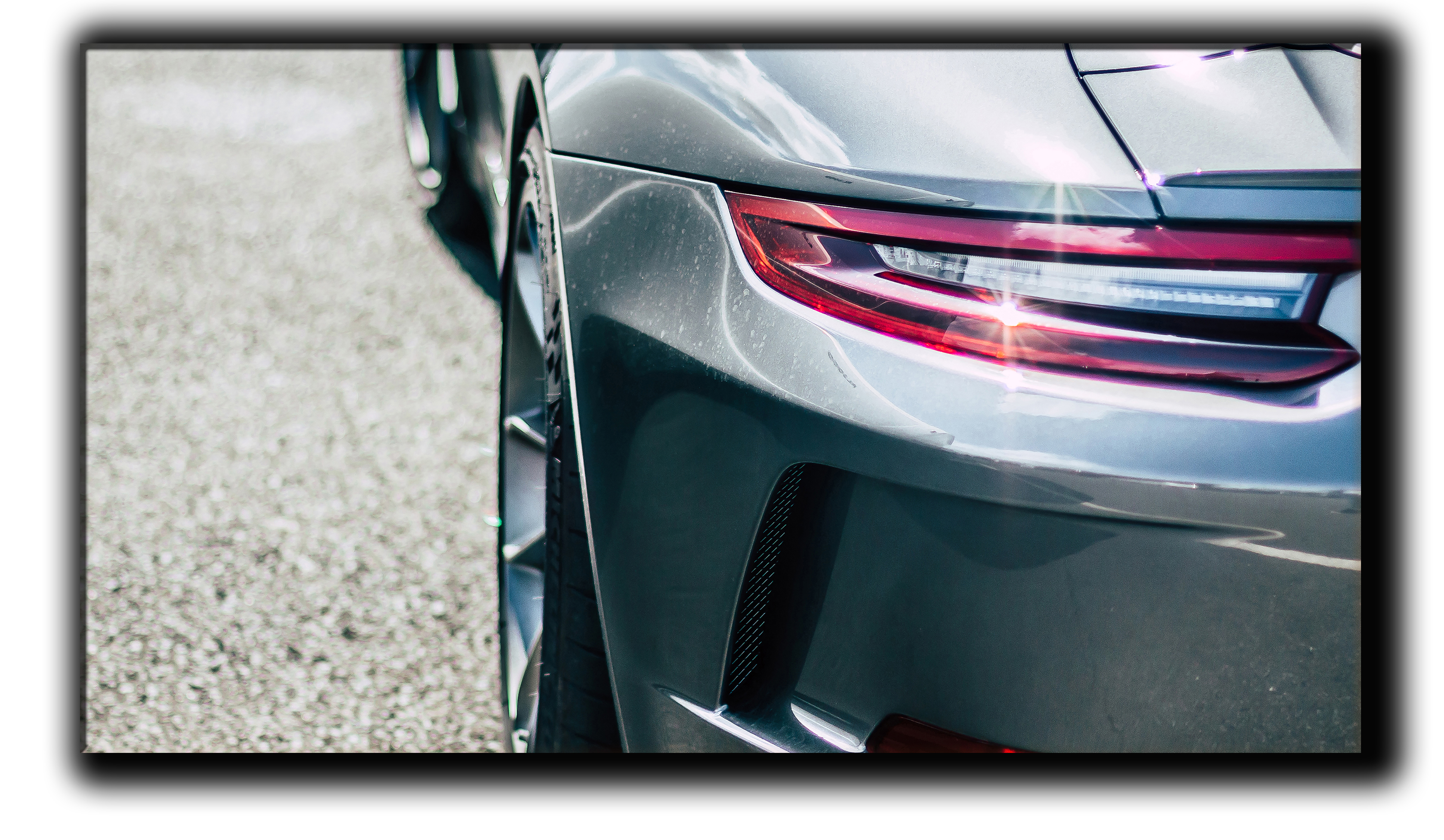 

картина на холсте Porsche 911 GT3 спортивные гоночные авто суперкары Hotel Arizona HD 72 см x 127 см