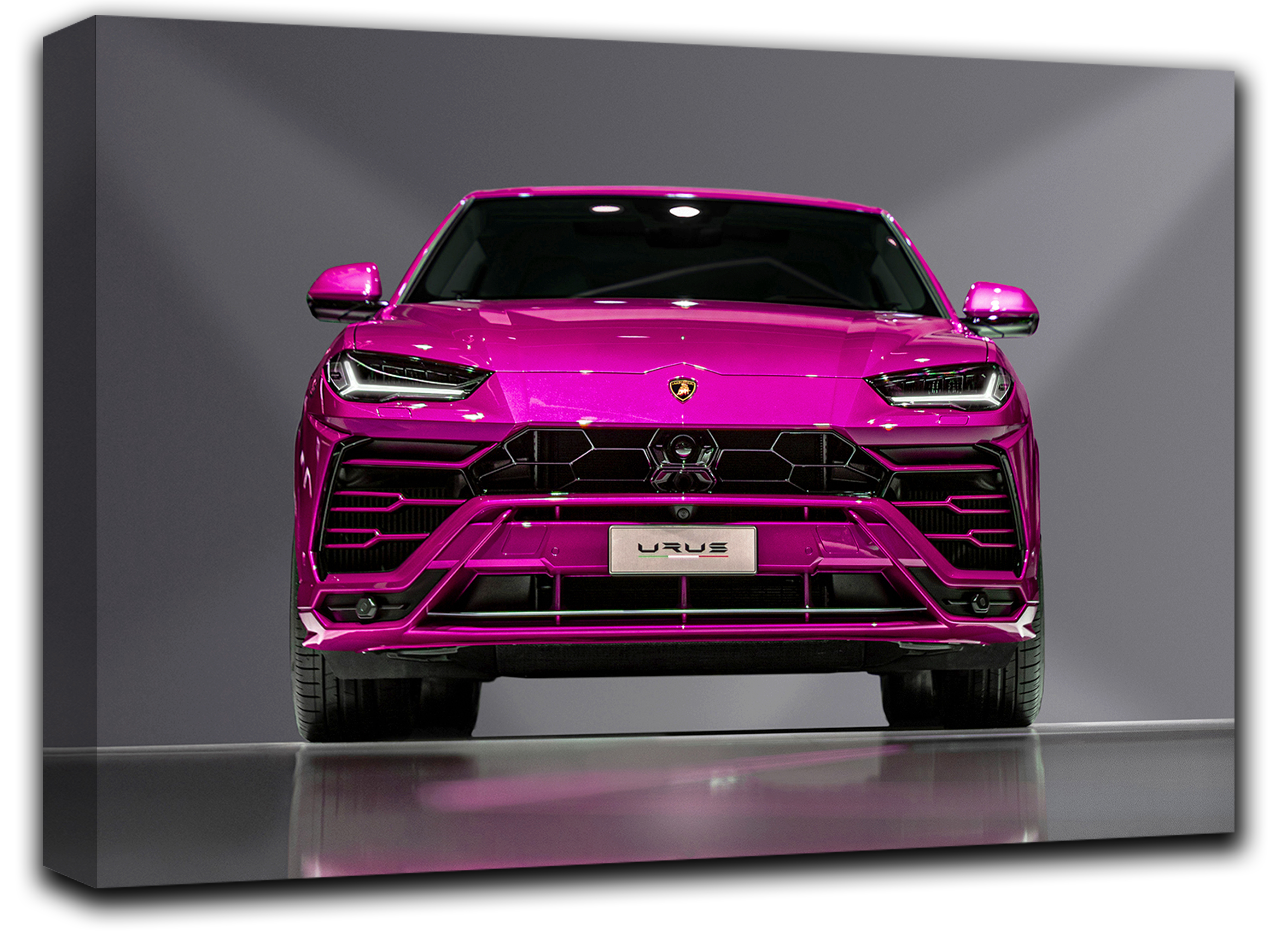 

картина на холсте суперкар внедорожник Lamborghini Urus споривное авто Hotel Arizona HD 28 см x 41 см