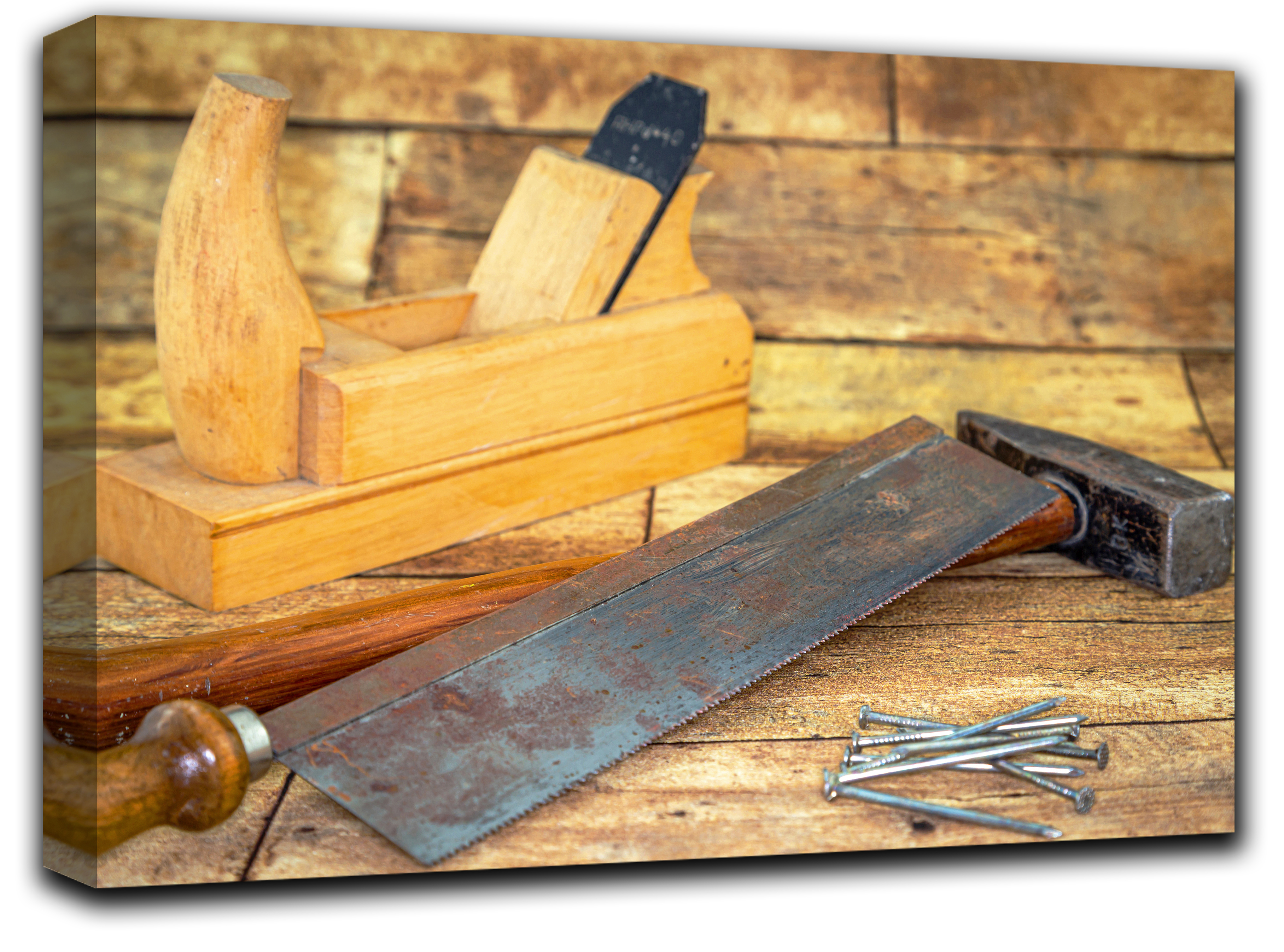 

картина на холсте инструменты плотника работа труд Hotel Arizona HD 44 см x 77 см