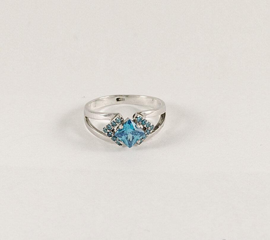 

Кольцо с квадратным камнем Maxi Silver 4318 SE, размер 15.5