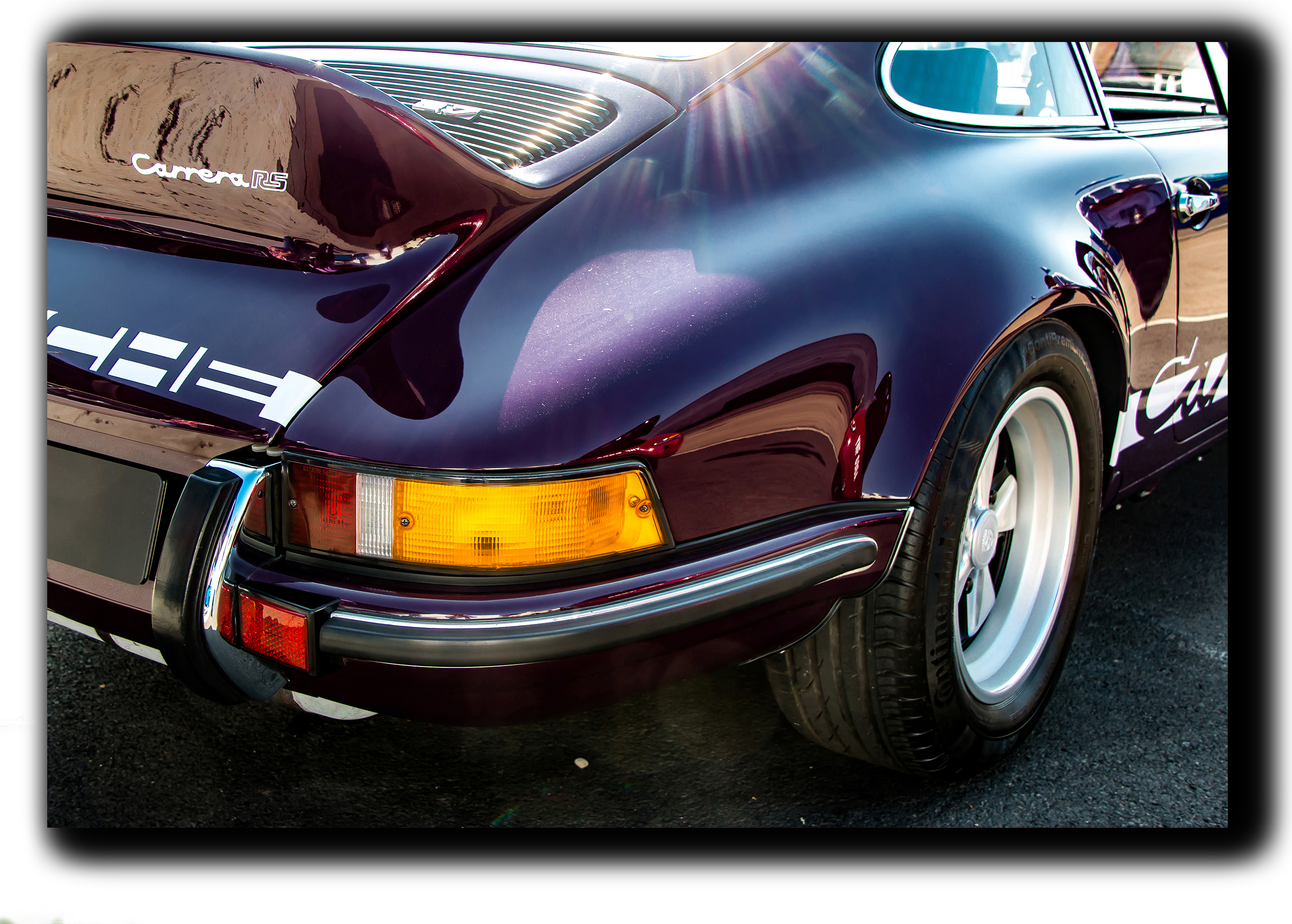 

картина на холсте Porsche 911 RS спортивные гоночные авто суперкары Hotel Arizona HD 69 см x 102 см
