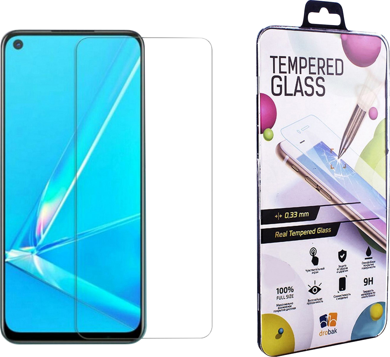 

Защитное стекло Drobak для Tecno Camon 16 SE