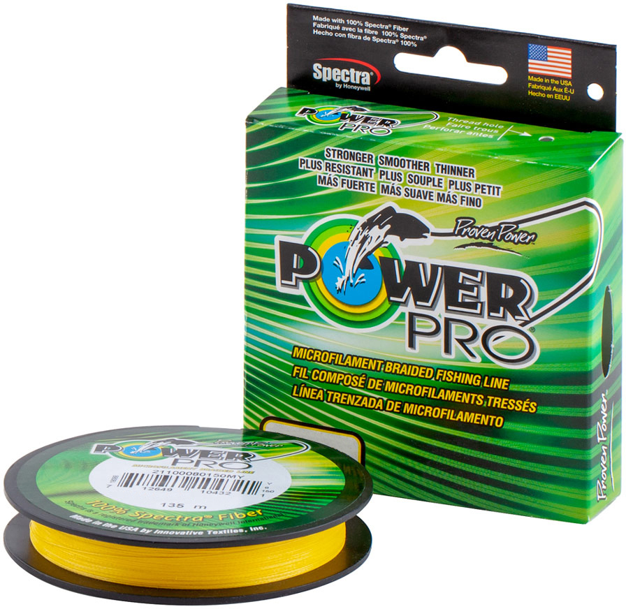 

Шнур Power Pro 135 м 0.06 мм 3 кг Hi-Vis Yellow (22667850)