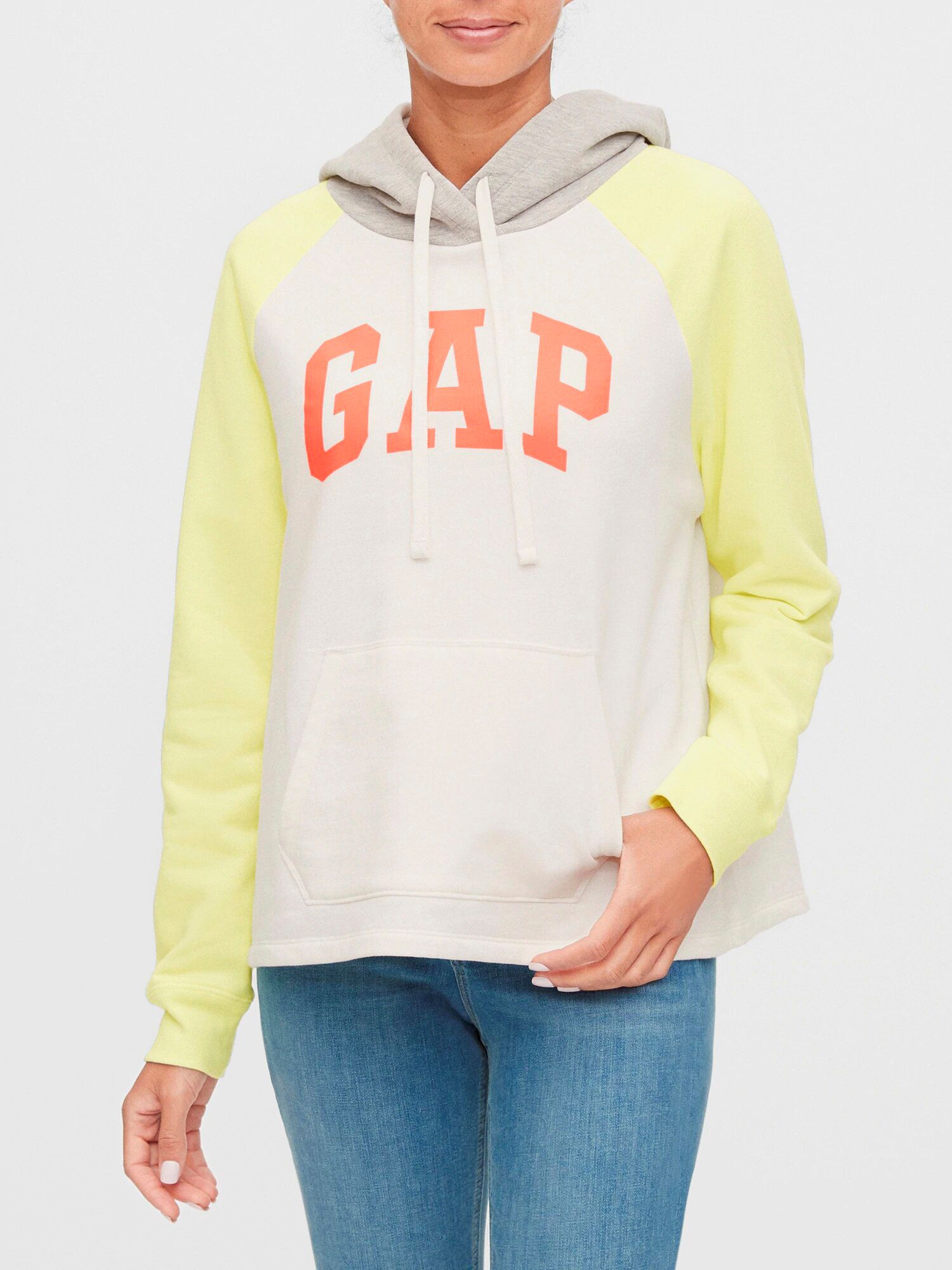 

Худи GAP 253952834  Белый/Желтый/Серый, Худи GAP 253952834 S Белый/Желтый/Серый