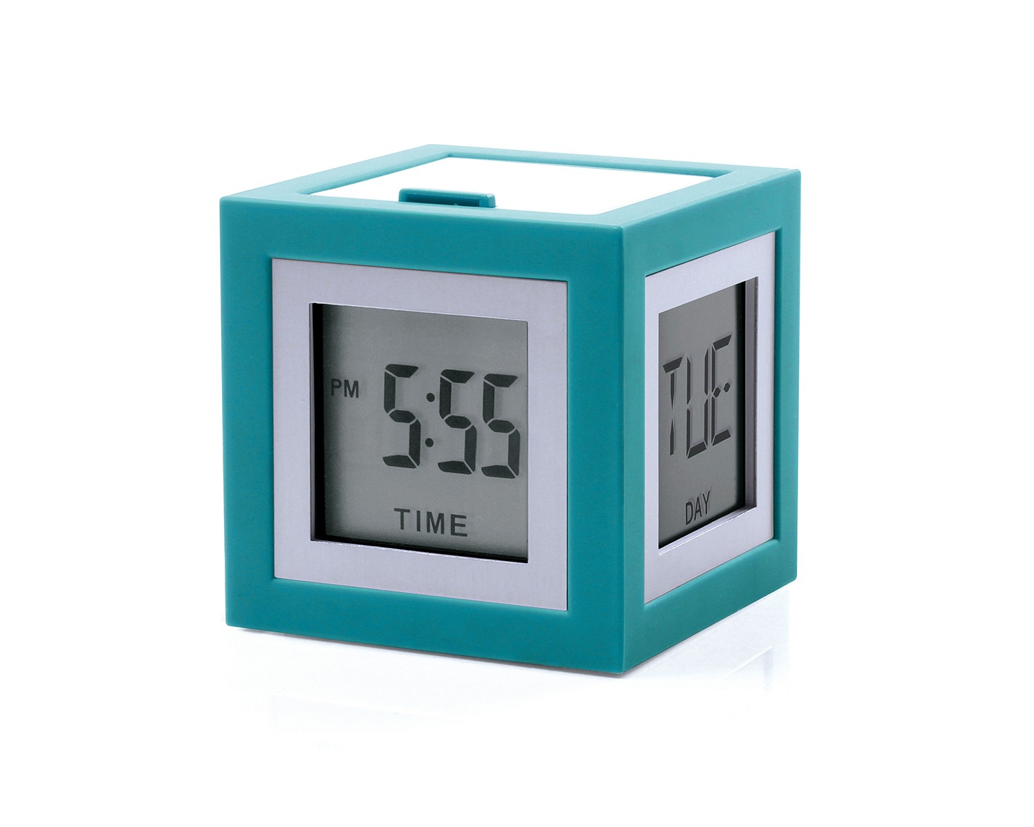 

Будильник Cubissimo, зеленый - wws-803 LEXON 5,1 x 5,1 см