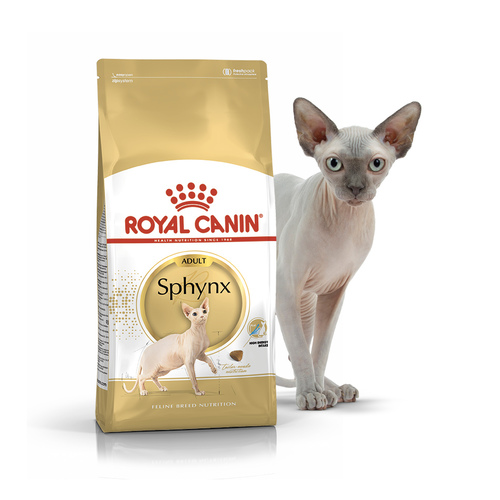 Сухой корм для кошек породы сфинкс Royal Canin SPHYNX ADULT для взрослых котов от 12 мес. (10 кг)