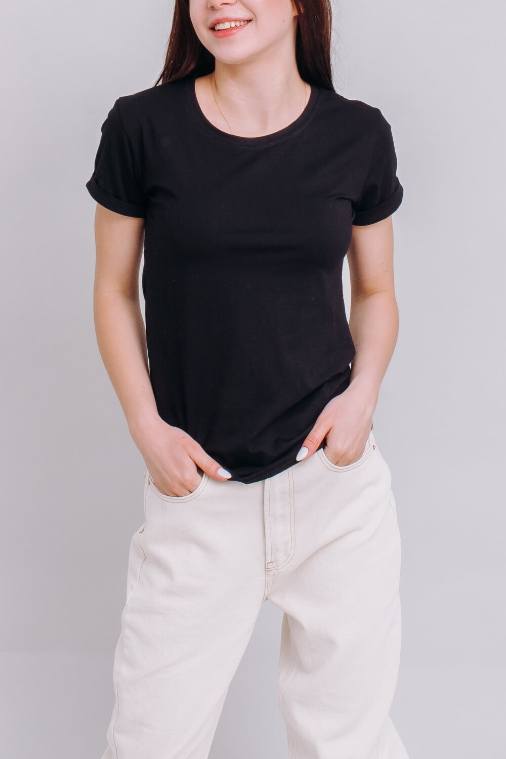 

Базова футболка fashion Basix 42/46 чорна (03080098/42/46 чорна)