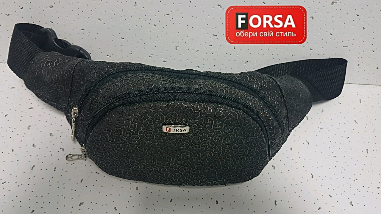 

Сумка поясная( бананка) черный Forsa Сумка на пояс турецкий узор Forsa