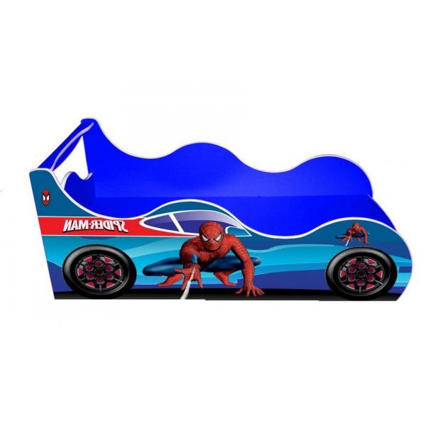 

Кровать-машинка Viorina-Deko Спайдермен Драйв-17 Синий с подъемным механизмом 80х160