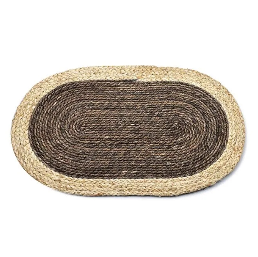 

Килимок Mondex Bali овальний з водяного гіацинту 80x50см