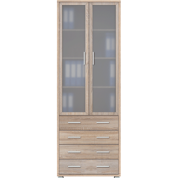 

Витрина Гербор ОФИС-ЛАЙН REG2W4S/79/220 Дуб Сонома