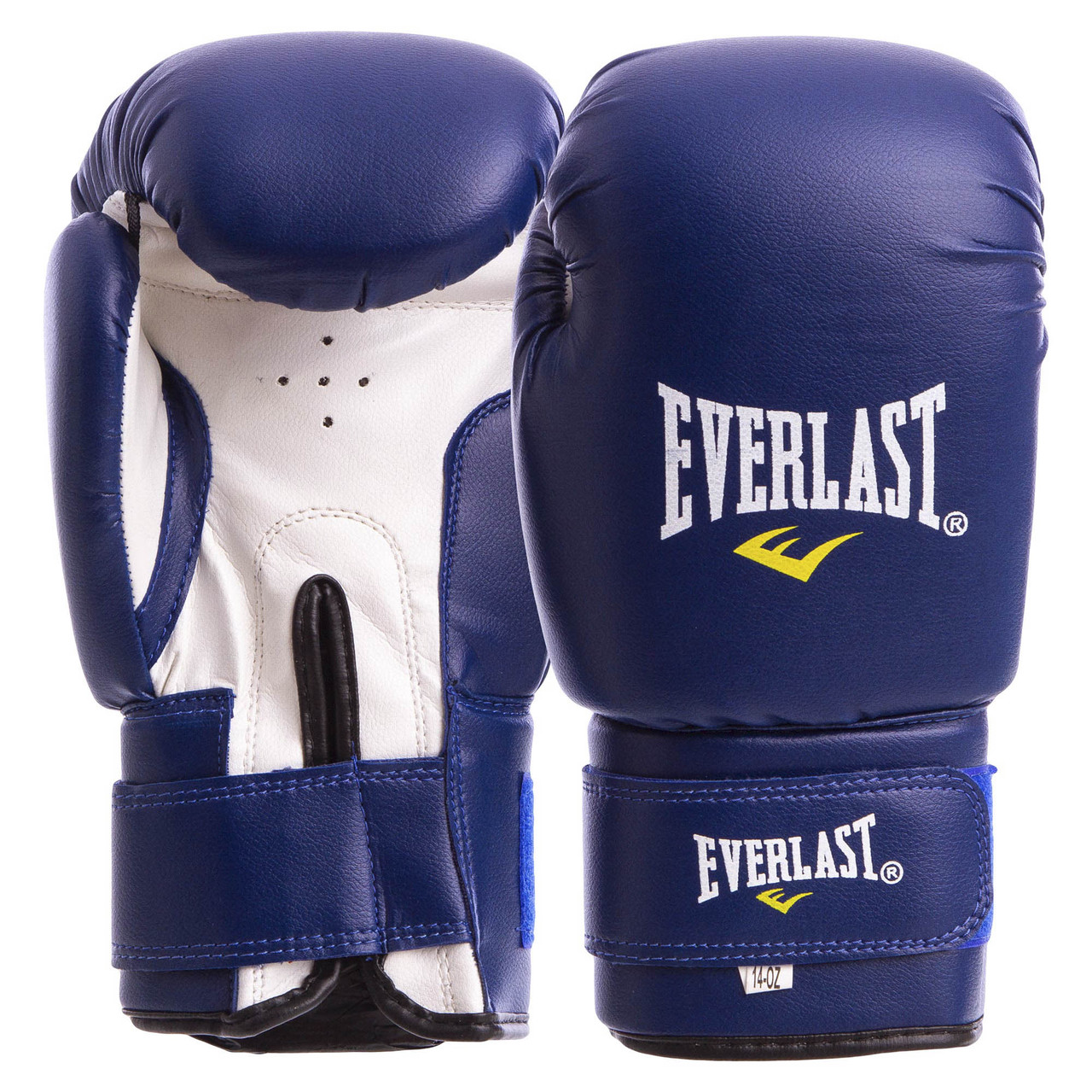 

Перчатки для бокса и единоборств на липучке Everlast Champ 0033 синий-белый 4 унции