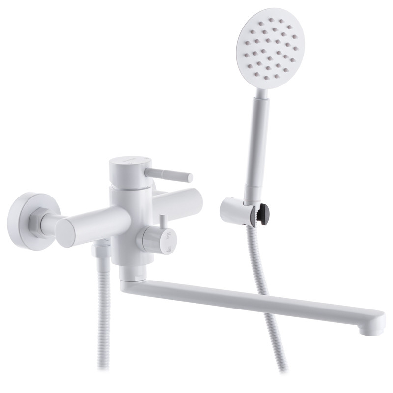 

Смеситель для ванны SUS-006 WHITE из нерж. стали SUS304 MI5756 MIXXUS 300 Белый (1373111120)