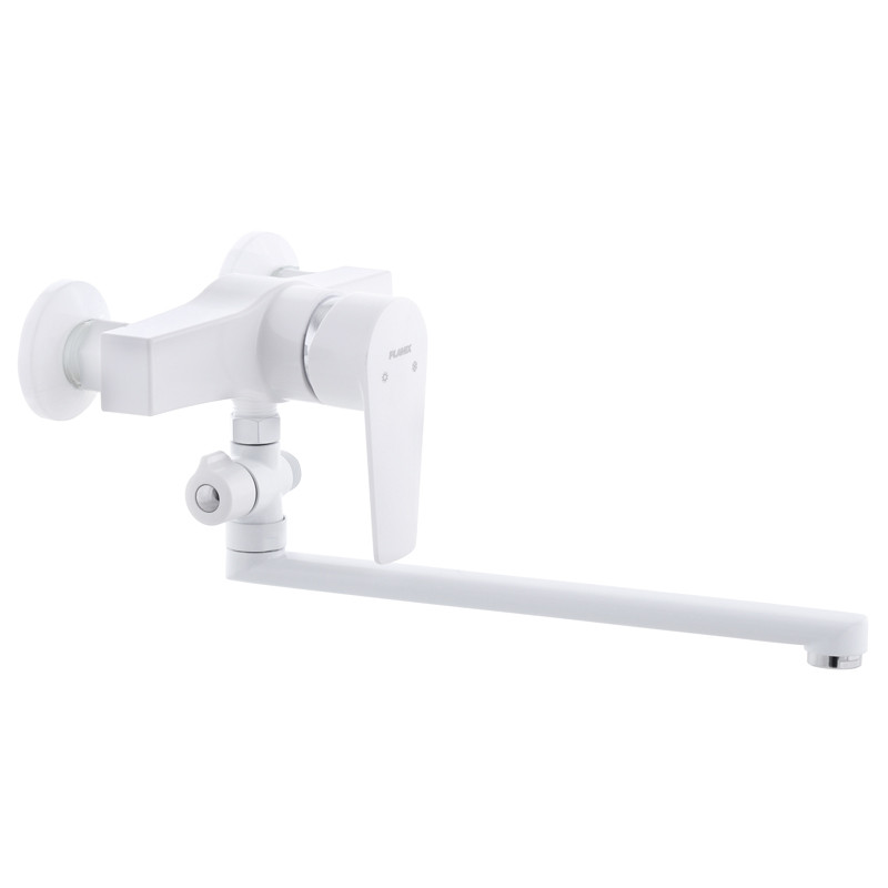 

Смеситель для ванны Oscar-006 White PM0559 PLAMIX (1373111804)
