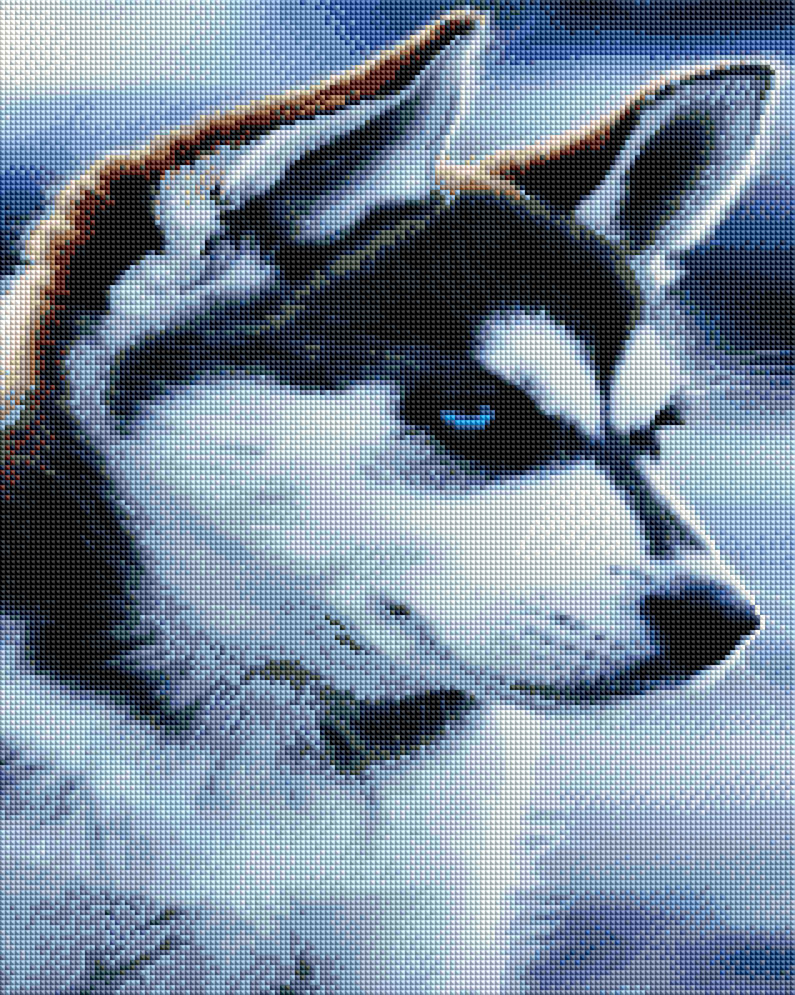 

Алмазная мозаика "Хаски" Brushme 40х50 см 000151970