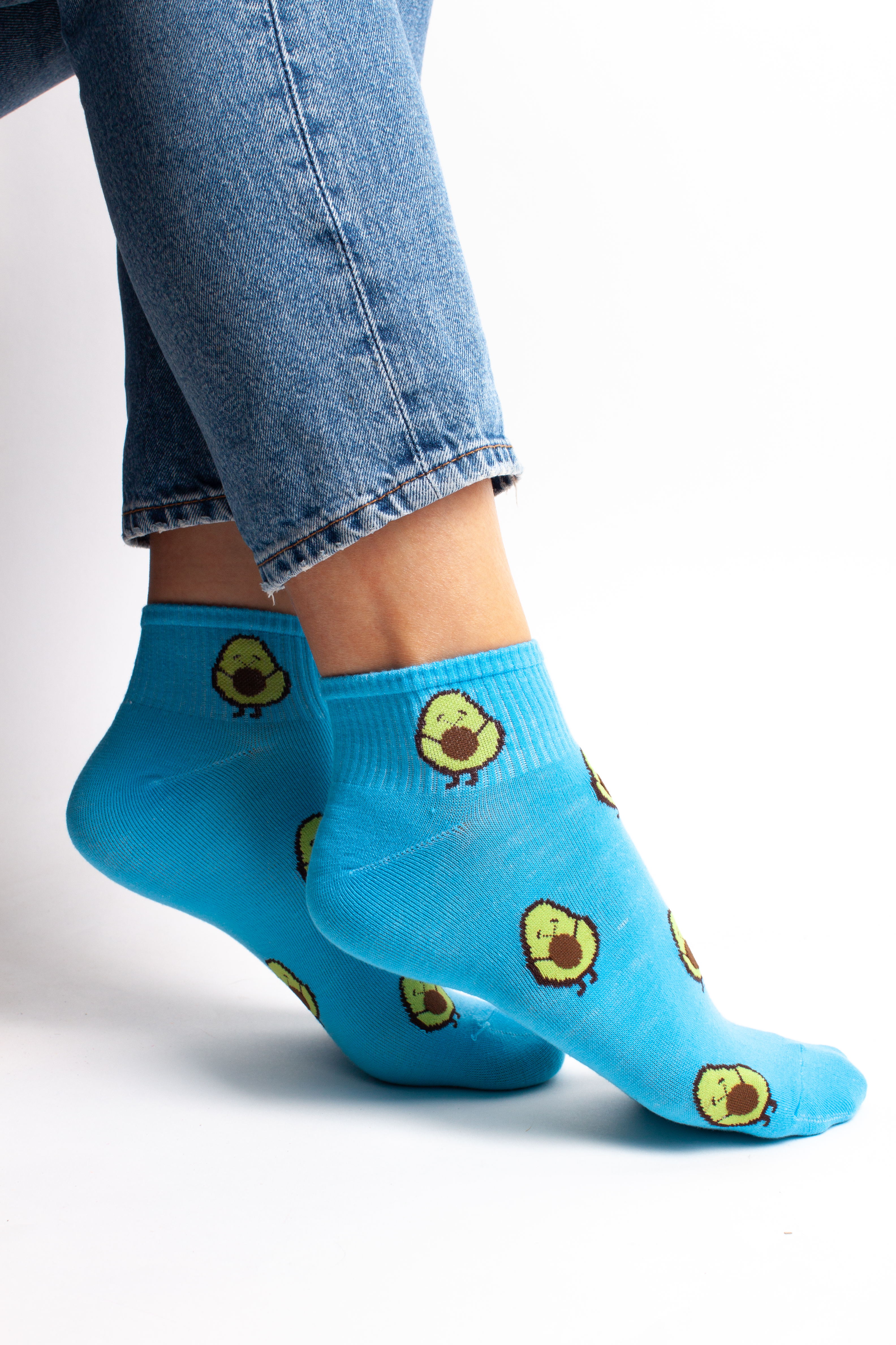 

Носки FAMO Носочки Одри голубые 36-40 (B709-2)