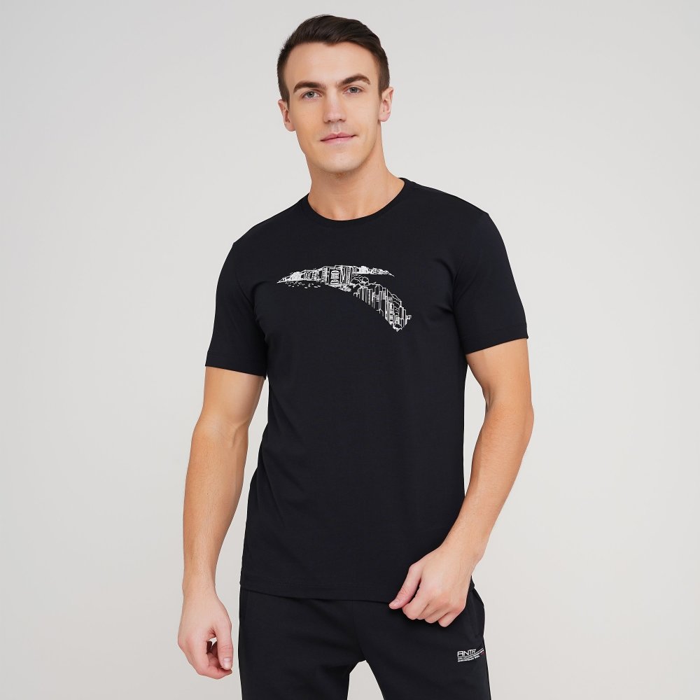 

Мужская футболка Anta Ss Tee Черный 48 (ant852117109-2)