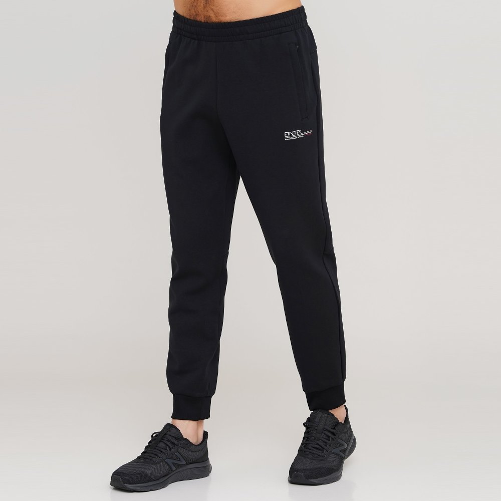 

Мужские спортивные штаны Anta Knit Track Pants Черный 52 (ant852117309-2)