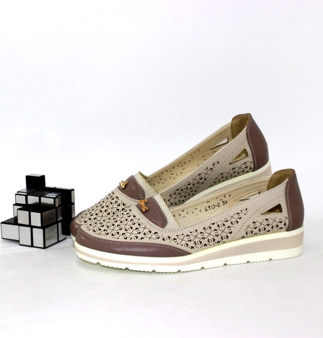 

Туфли женские летние Trendy L111-2 39 25.0см коричневый