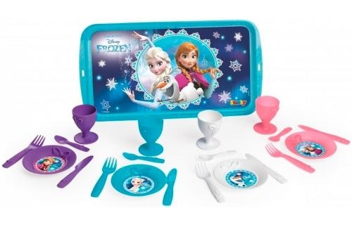 

Набор посуды Frozen с подносом, Smoby Toys