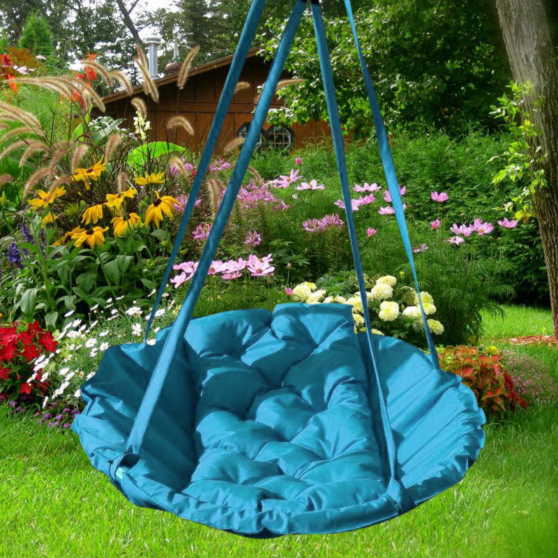 

Подвесное кресло-гамак Time-textile Cyan O96 см Бирюзовый TT082