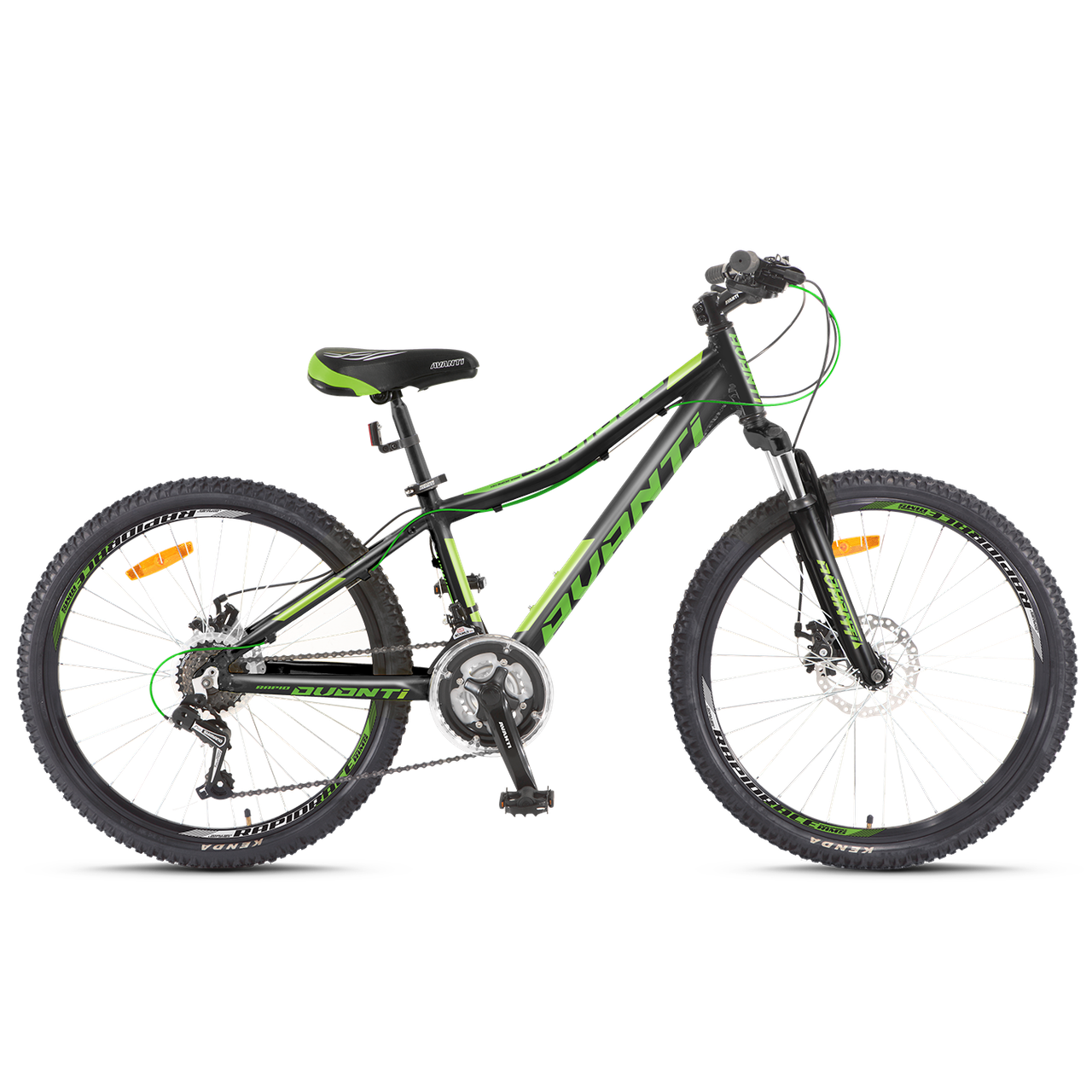 

Велосипед 24" AVANTI Rapid Disc черно-зеленый (2020)
