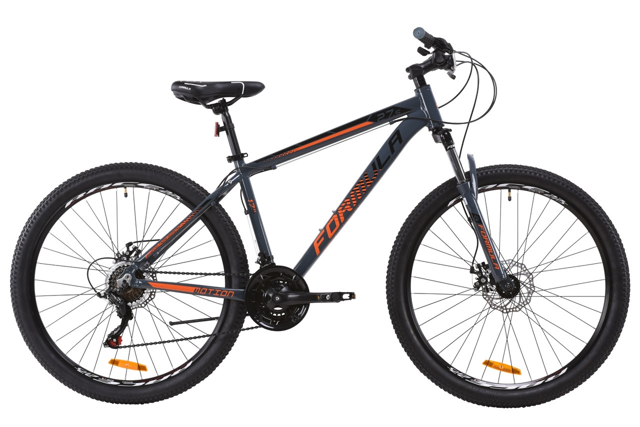 

Велосипед AL 27.5" Formula MOTION AM DD рама-17" серый с коралловым 2020