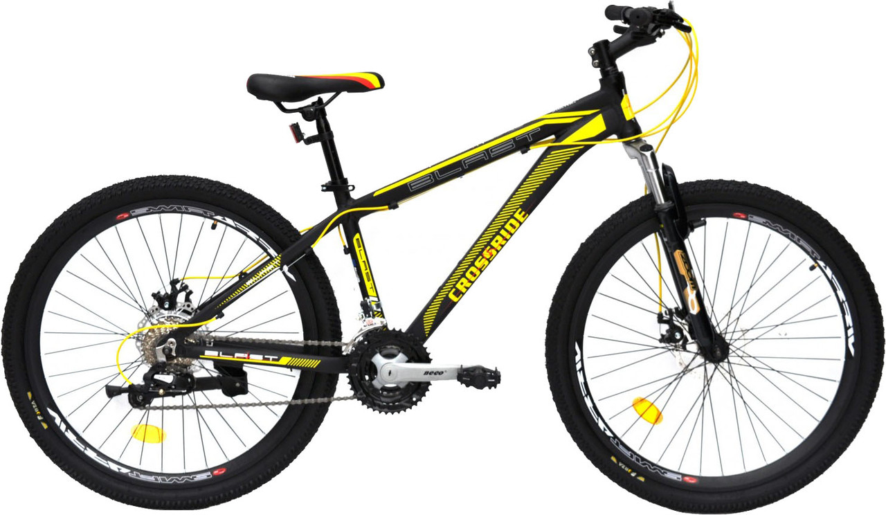 

Велосипед горный CROSSRIDE 26 (17") MTB AL "BLAST" черно-желтый