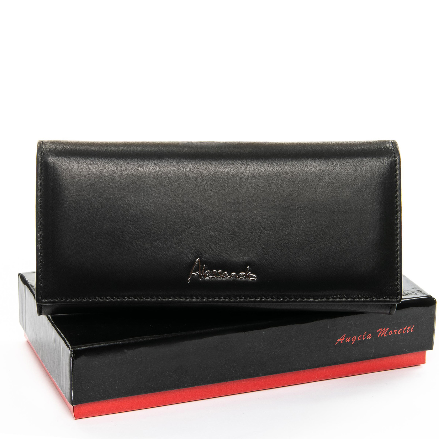 

Кошелек ALESSANDRO PAOLI W501-2 женский кожаный черный