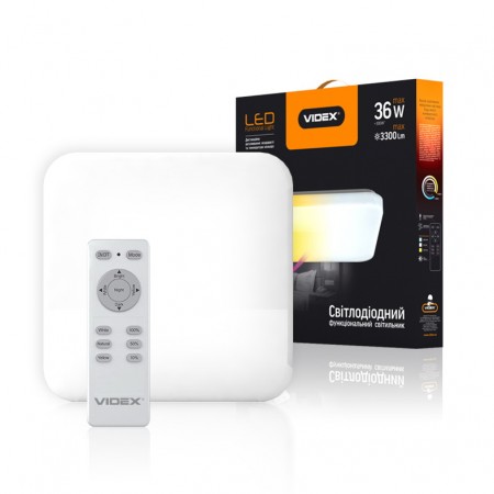 

Светильник светодиодный функциональный квадратный VIDEX 36W 2800-6000K 220V