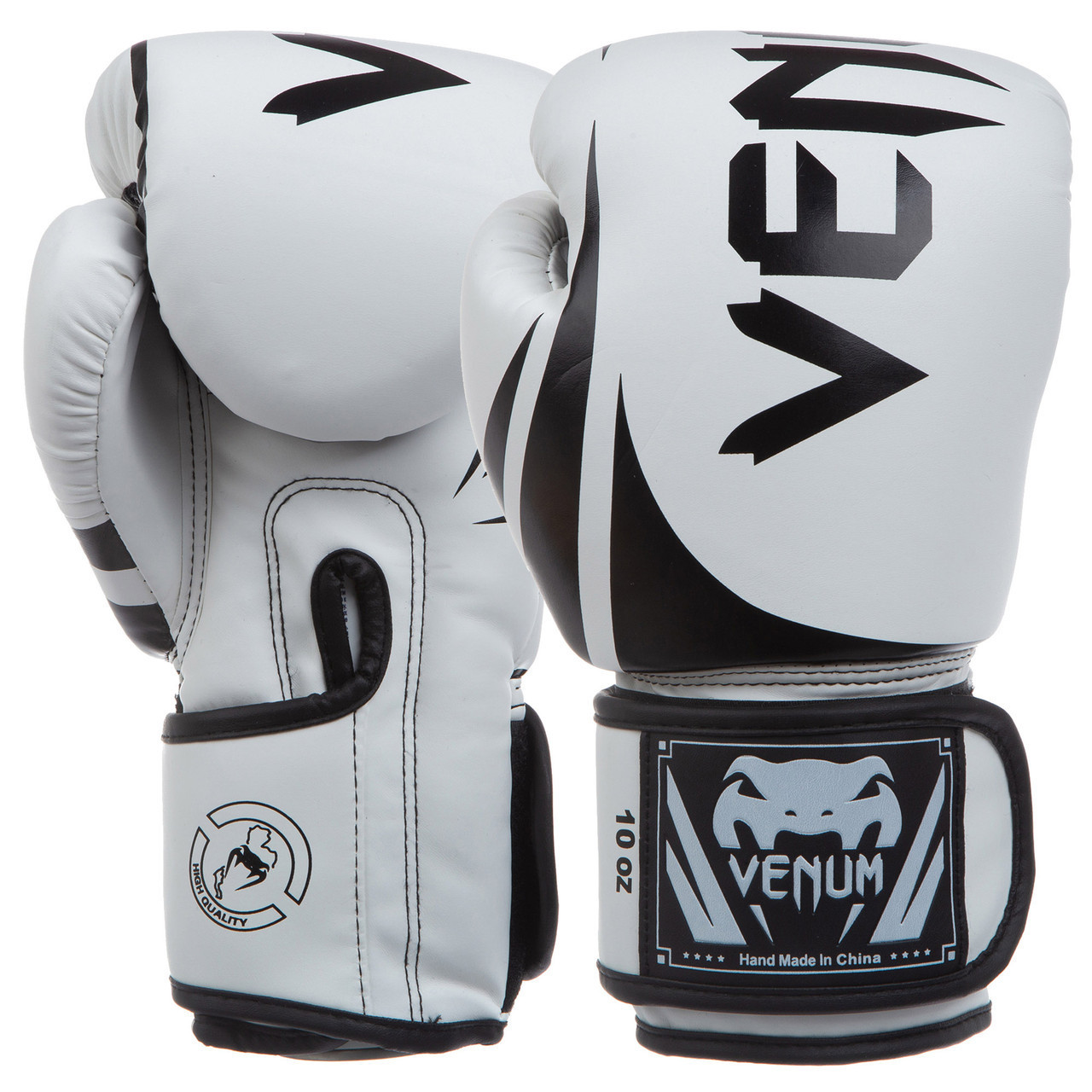 

Перчатки для бокса и единоборств VENUM Challenger 2.0 Champ PU 8352 White-Black 12 унций