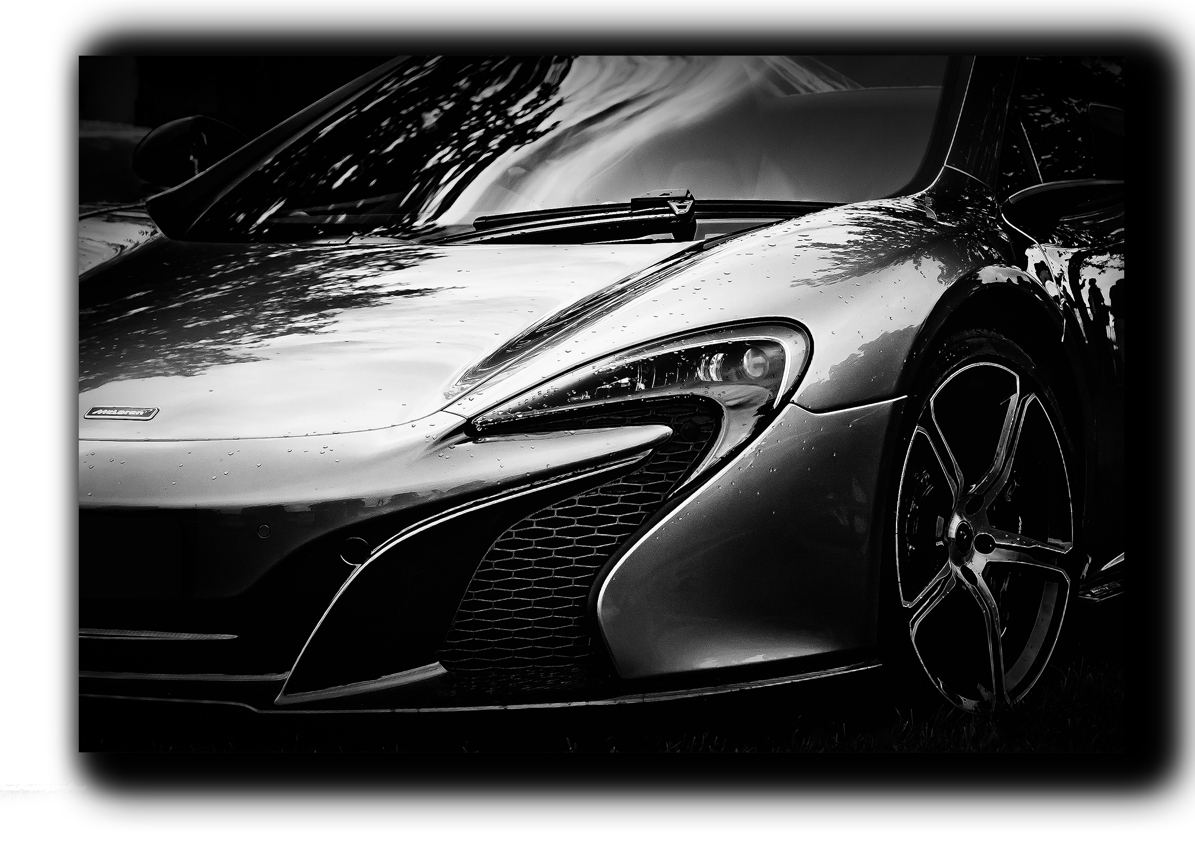 

картина на холсте Mclaren 650S суперкар Hotel Arizona HD 51 см x 77 см