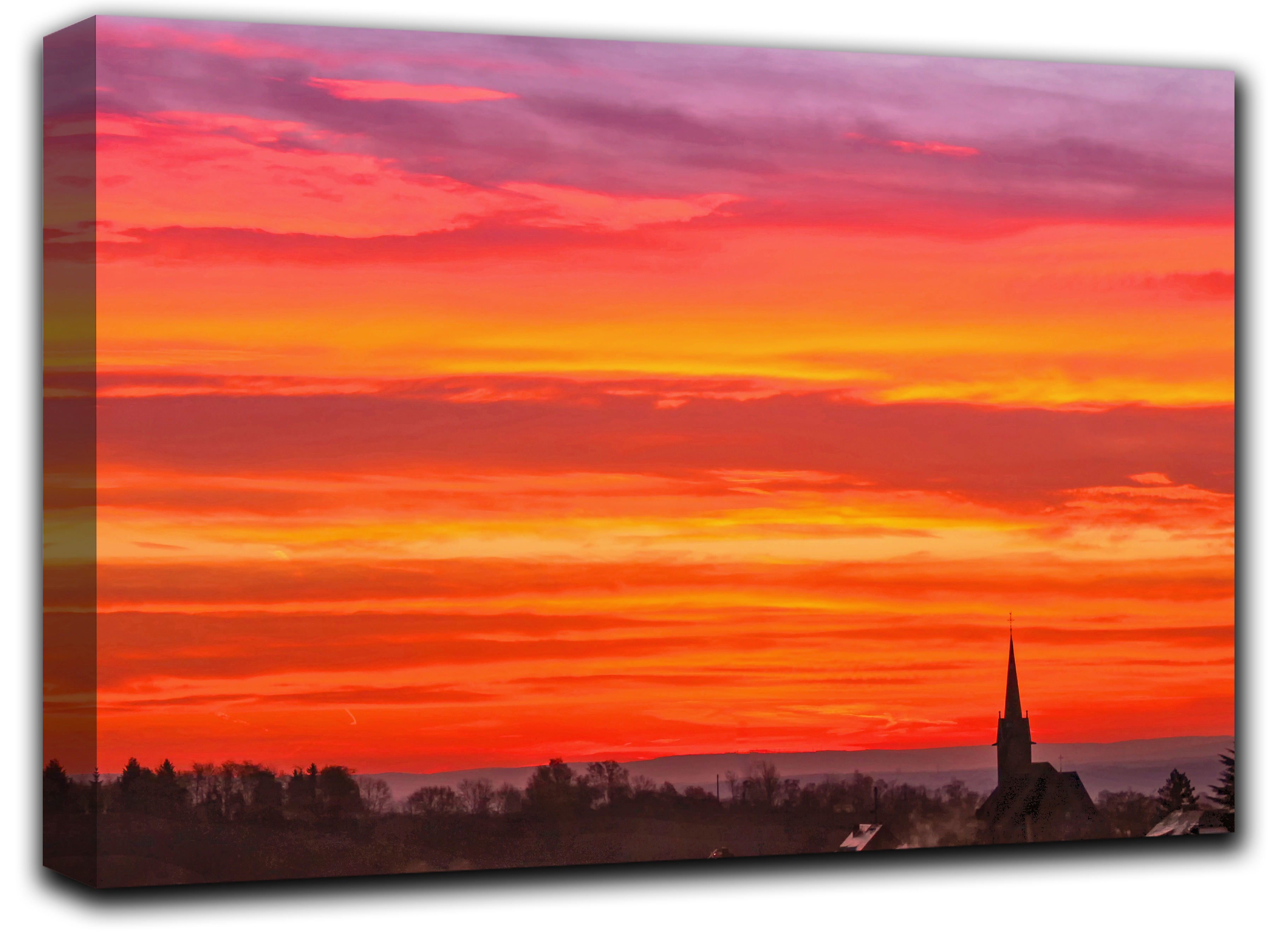 

картина на холсте Красочный закат природа пейзаж ландшафт Hotel Arizona HD 69 см x 102 см