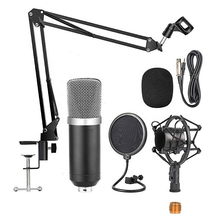 

Микрофон конденсаторный Zeepin BM800 с пантографом и аксессуарами Black