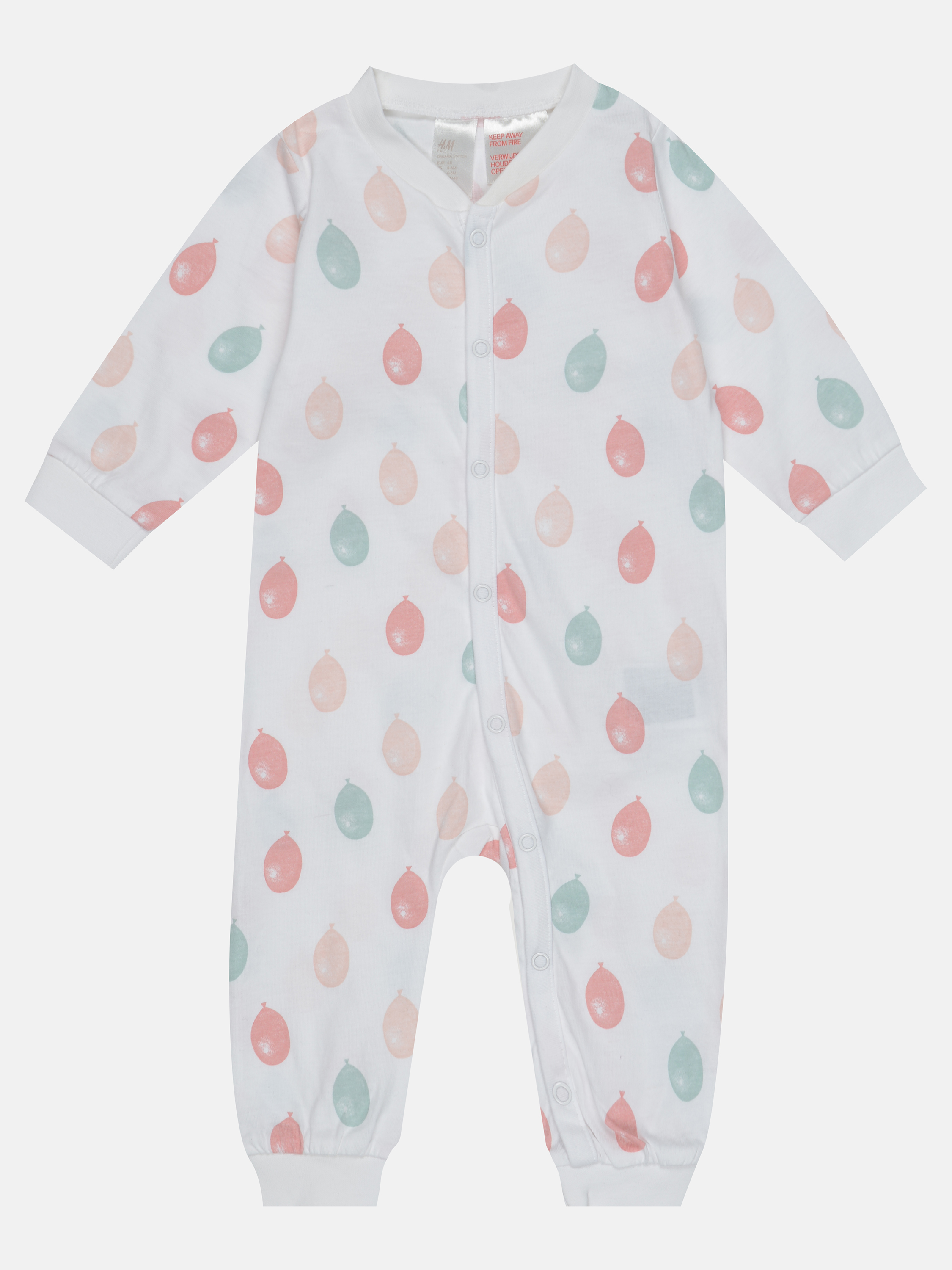 

Человечек H&M 502-70528302 68 см Белый шарики