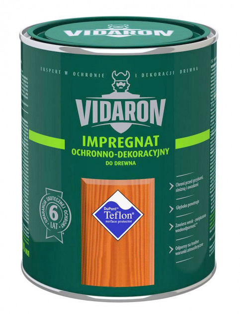 

Пропитка защитно-декоративная Vidaron impregnat импрегнат 9 л V16 Серый антрацит (0015)