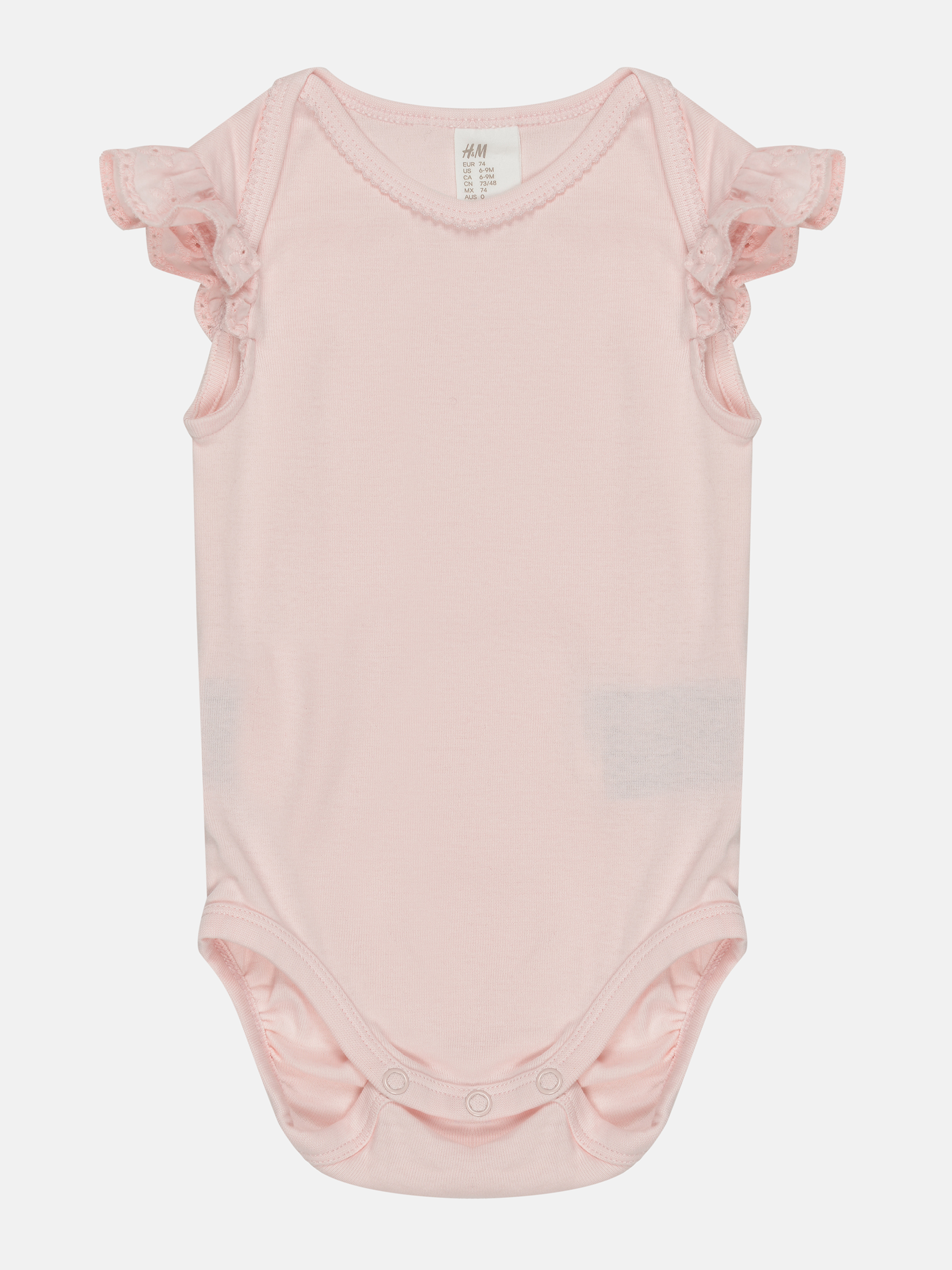 

Боди H&M 1602-75261502 74 см Светло-розовое
