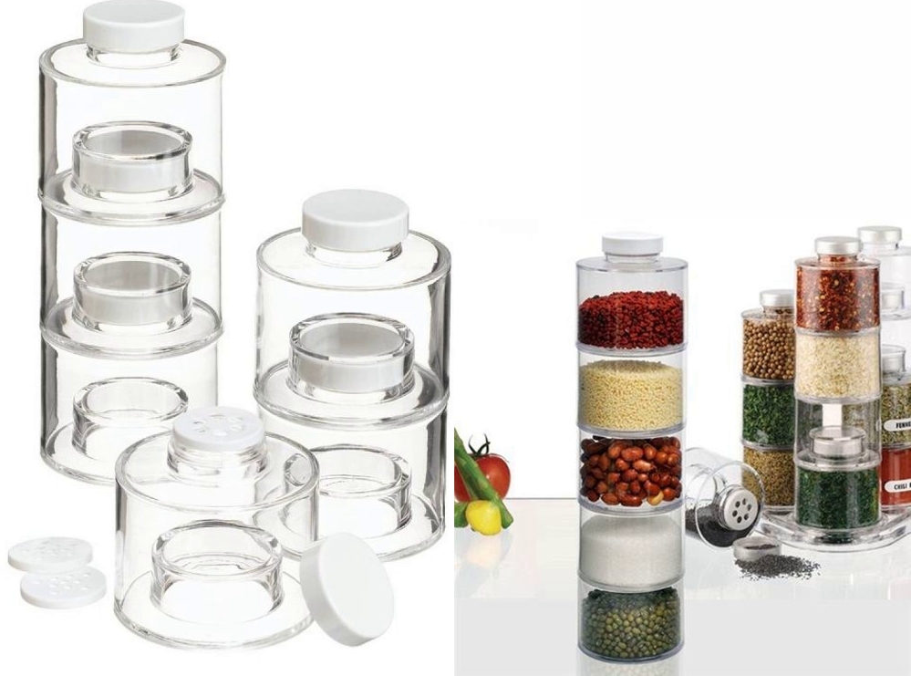 

Набор комплект баночек емкостей для хранения специй 6 шт