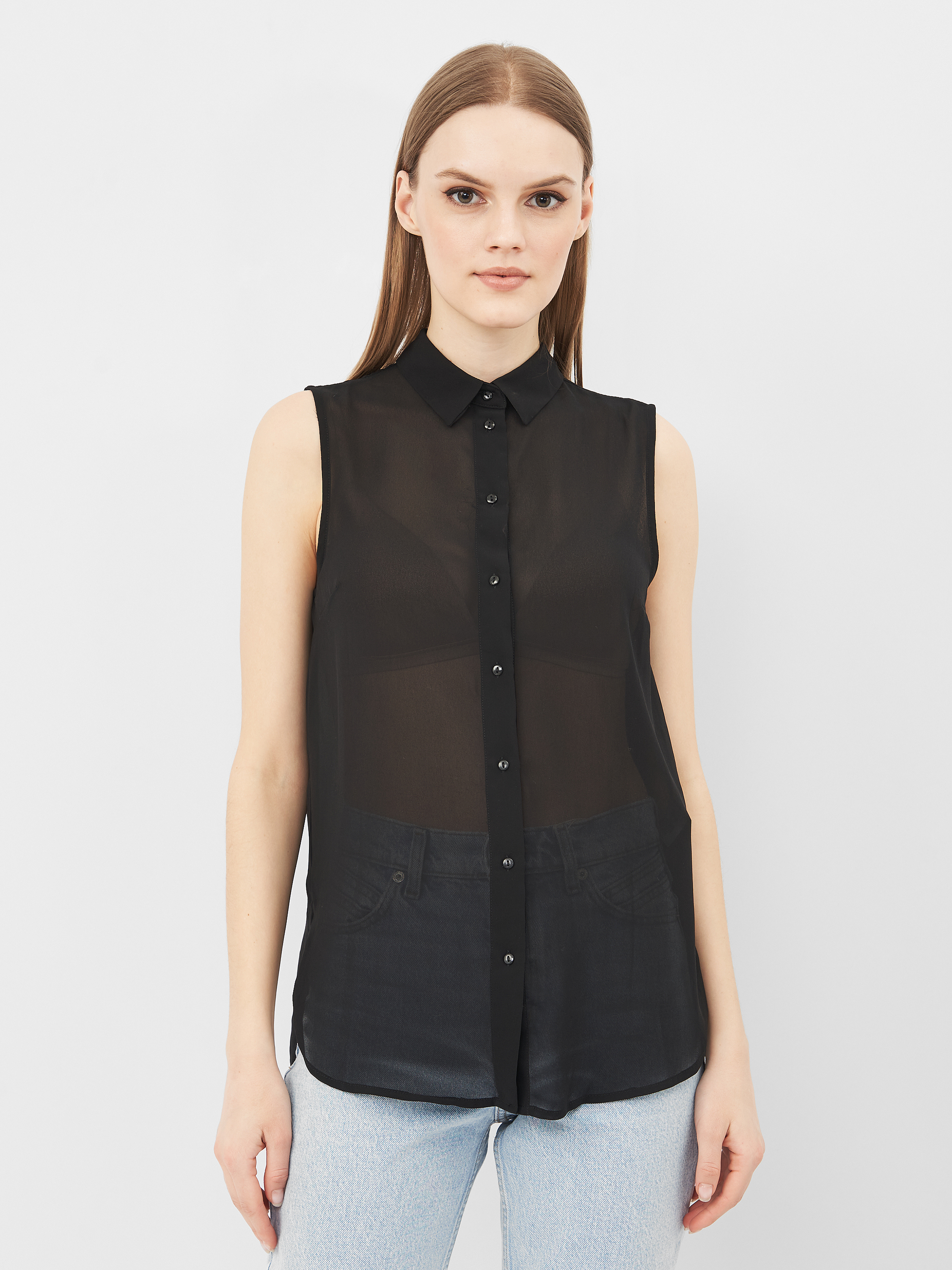 

Блузка H&M KK6970509 36 Черная