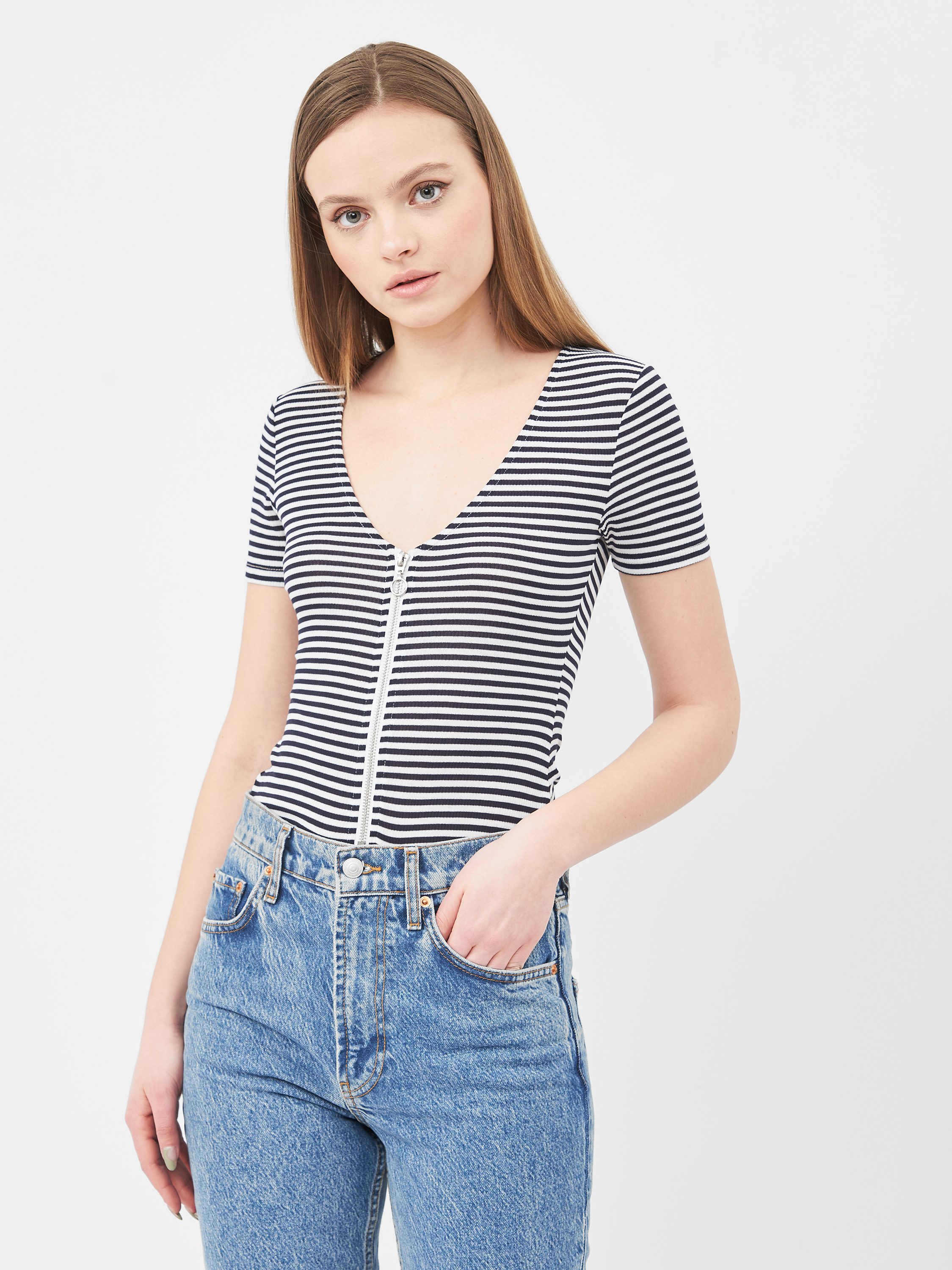 

Боди-блузка H&M KK5201781 S Белая